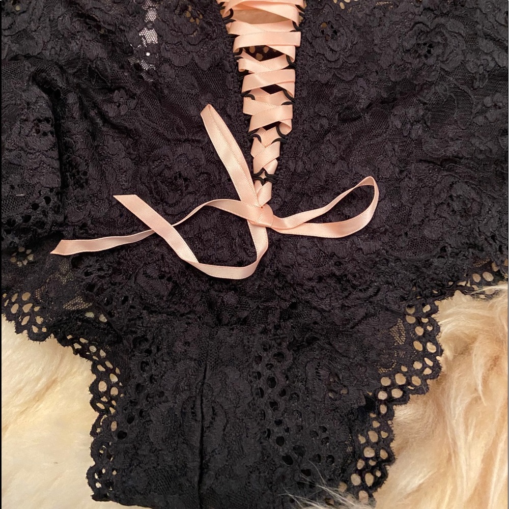 Two Pair Of Victoria Secrets Laced Underware